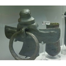 Siren with outstretched wings